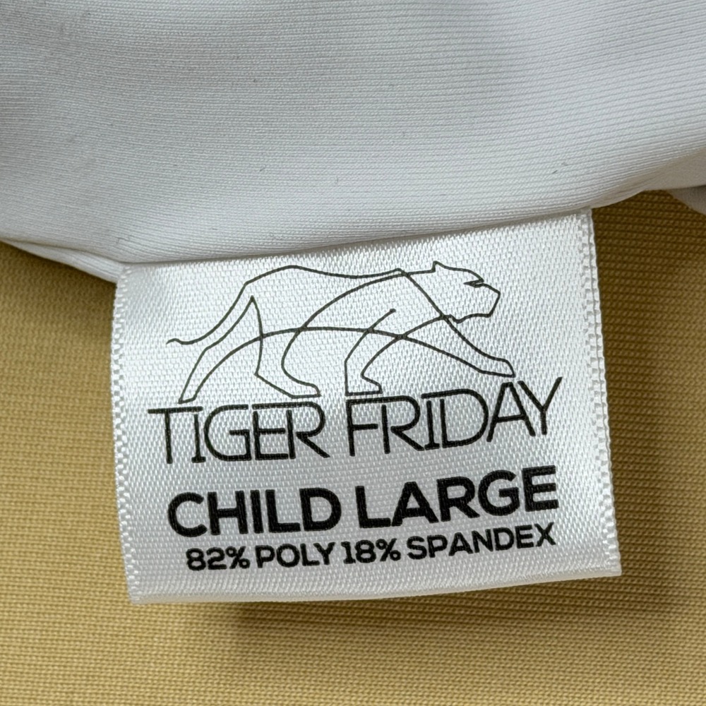 Tiger Friday Angel Crop Top Alabaster White Nude Dance Convention Wear Child L - Picture 6 of 7
